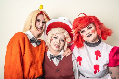 marta paskoska@hotmail.com-Cosplayer-harlie-Lucifer-och-Niffty-fran-Hazbin-Hotel